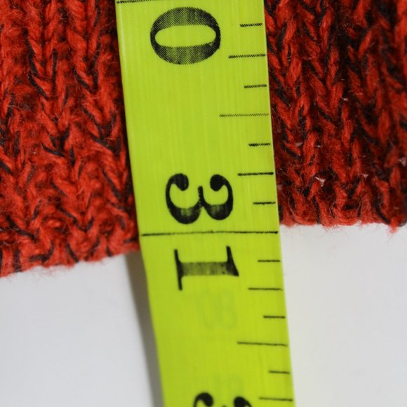 Hunters Run Cardigan Sweater Women's Red Oversized Long Sleeve Button V Neck S - Picture 8 of 8